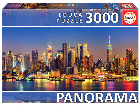 Puzzle 3000 el. Nowy Jork / USA (panorama)