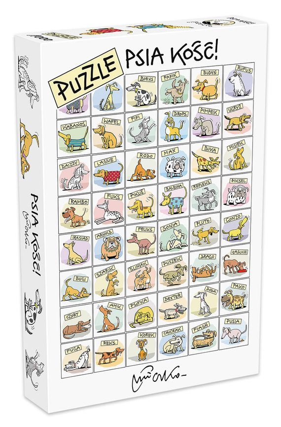 Puzzle 1000 el Psia kość sklep GryPlanszowe pl puzzle dla