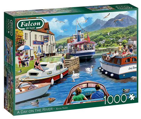 Puzzle 1000 el. FALCON Relaks nad rzeką