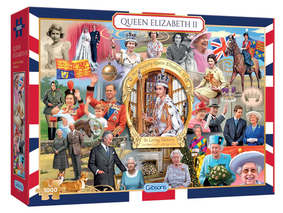 Puzzle 1000 el. Królowa Elżbieta II