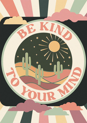 Puzzle 500 el. Bądź miły dla swojego umysłu