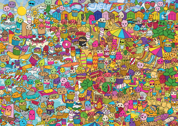 Puzzle 1000 el. Słodkie wakacje