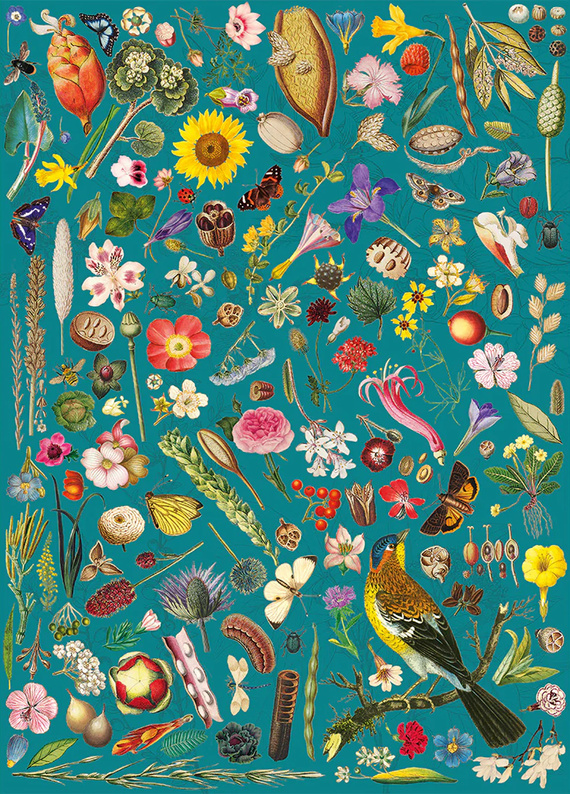 Puzzle 1000 el. Kwiatowa fantazja