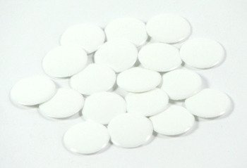 Żetony MAŁE (pchełki) - białe - pakiet 100 szt.