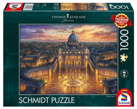 PQ Puzzle 1000 el. THOMAS KINKADE Watykan