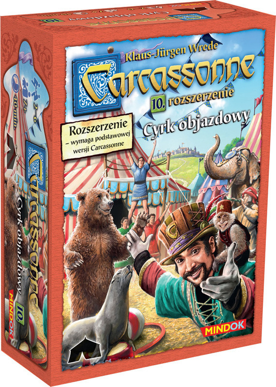 Carcassonne: 10. - dodatek Cyrk Objazdowy (II edycja polska)