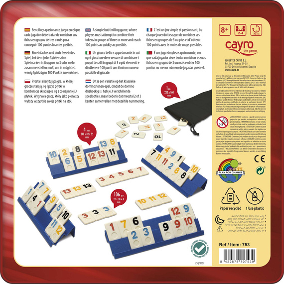 Rummy Classic (w metalowej puszce) (753)