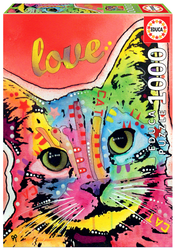 Puzzle 1000 el. Kot, Dean Russo (Tilt Cat Love)