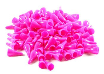 Pionki do gry plastik zwykłe - różowe - 100 szt.