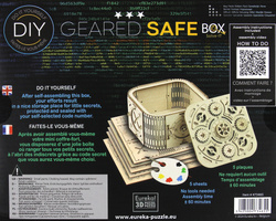 Łamigłówka TREASURE BOX - Geared Safe Secret (DIY) - poziom 3/4