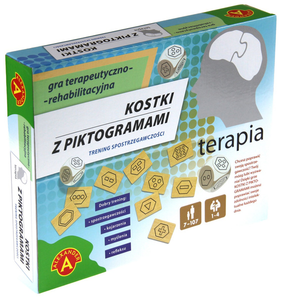 Terapia - Kostki z piktogramami