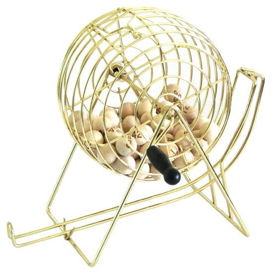Bingo - złoty zestaw do gry (75 piłeczek) (HG)