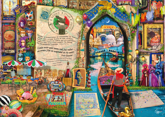 PQ Puzzle 1000 el. AIMEE STEWART Wspomnienia z Wenecji / Włochy