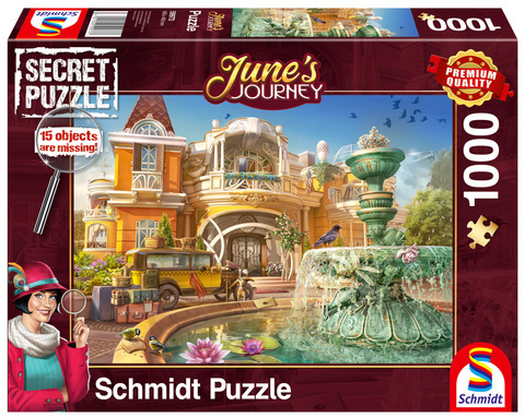 PQ Puzzle 1000 el. JUNE'S JOURNEY (Secret Puzzle) Rodzinny dom na Wyspie Orchidei