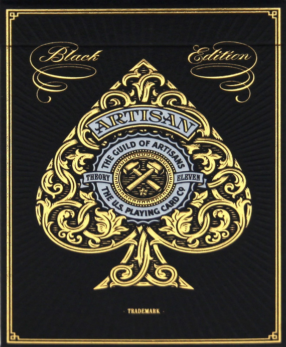 Karty Artisan (czarne) (Premium) (Bicycle)