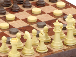 Szachy / Warcaby 24 cm (wersja magnetyczna) (453)