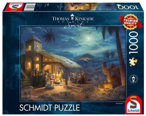 PQ Puzzle 1000 el. THOMAS KINKADE Narodziny Jezusa OUTLET