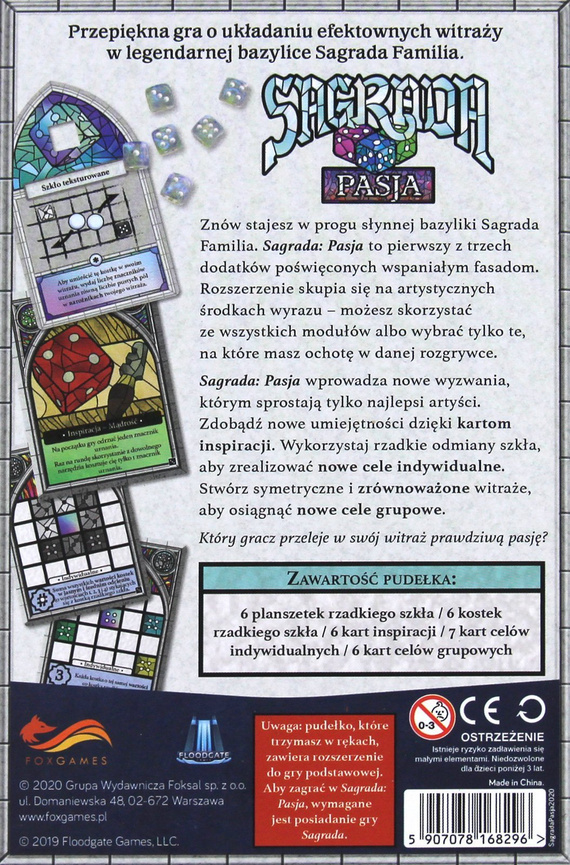 Sagrada: Pasja