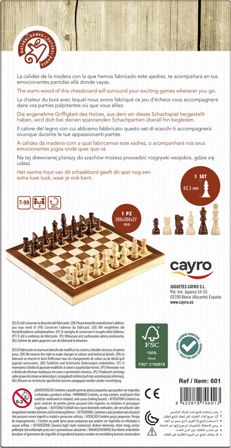 Szachy drewniane (601)