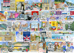 Puzzle 1000 el. Miasta w Wielkiej Brytanii