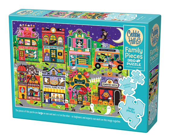 Puzzle 350 el. Miasteczko Halloween