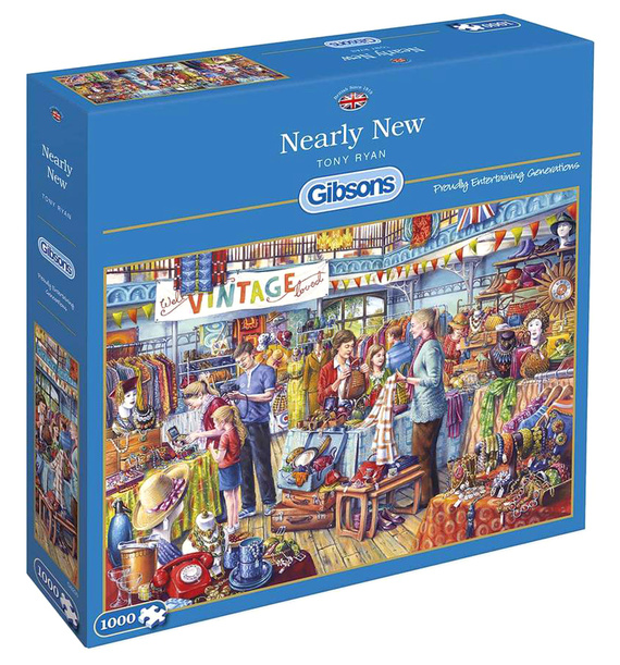 Puzzle 1000 el. Prawie nowe