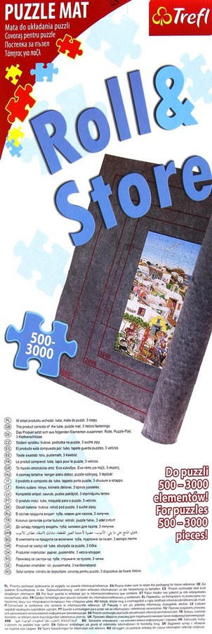 Mata do układania puzzli 500 el. - 1000 el. - 1500 el. - 2000 el. - 3000 el. (1240x940 mm)