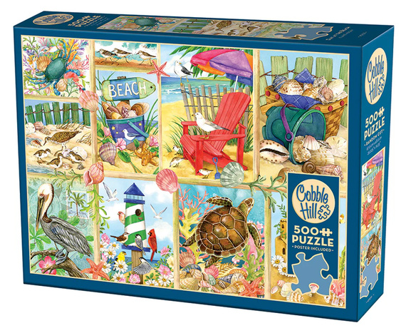 Puzzle 500 el. Dzień na plaży