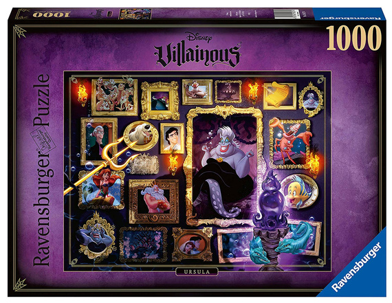 Puzzle 1000 el. Mała Syrenka (Złoczyńcy Disneya - Urszula)
