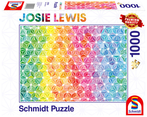 PQ Puzzle 1000 el. JOSIE LEWIS Kolorowe trójkąty