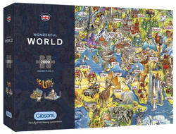 Puzzle 2000 el. Cudowny świat