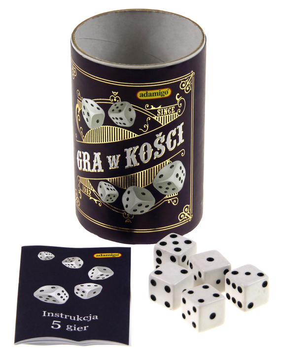 Gra w kości (granatowa)
