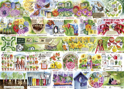 Puzzle 1000 el. Ogrodniczy alfabet