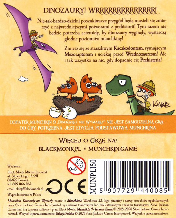 Munchkin 9 - Dinożarły nie wymarły