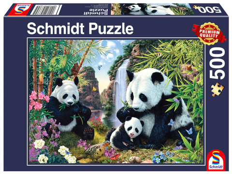 PQ Puzzle 500 el. Rodzina pand