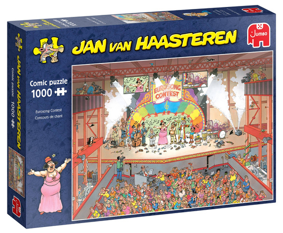 Puzzle 1000 el. JAN VAN HAASTEREN Konkurs Piosenki Europejskiej
