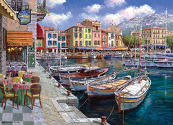 Puzzle 1000 el. Kawka we Francji