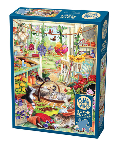 Puzzle 500 el. Zabawa w ogrodzie
