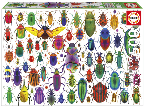 Puzzle 500 el. Kolorowe owady