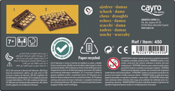 Szachy / Warcaby 16 cm (wersja magnetyczna) (450)