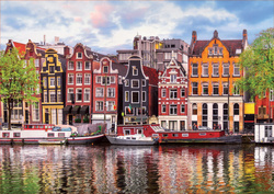Puzzle 1000 el. Tańczące domy / Amsterdam