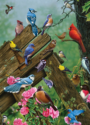 Puzzle 1000 el. Ptaki leśne