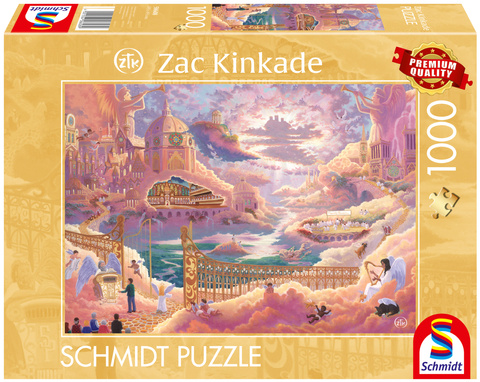 PQ Puzzle 1000 el. ZAC KINKADE Królestwo niebieskie