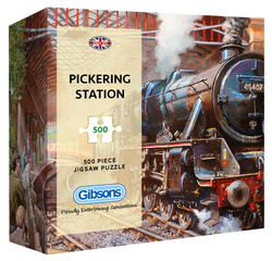 Puzzle 500 el. Stacja kolejowa w Pickering / Anglia