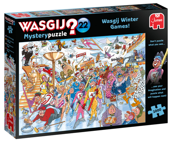 Puzzle 1000 el. Wasgij Mystery 22 - Sporty zimowe OUTLET