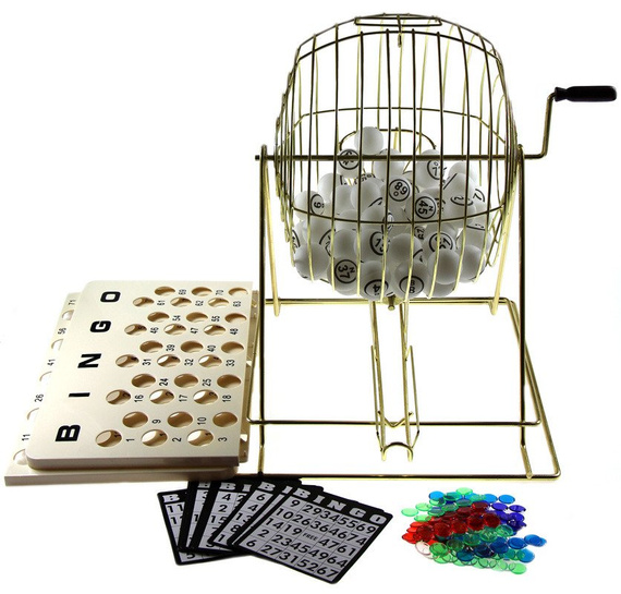Bingo XL - zestaw do gry (75 piłeczek) (HG)
