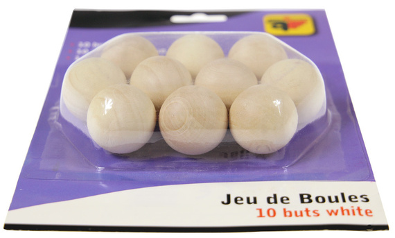 Boule (akcesoria) - świnki 10 szt. naturalne drewno (blister) (HG)