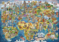 Puzzle 1000 el. Cudowny świat