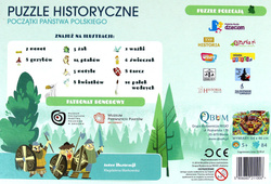 Puzzle historyczne - Początki państwa polskiego OUTLET