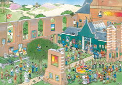 Puzzle 1000 el. JAN VAN HAASTEREN Wystawa dzieł sztuki